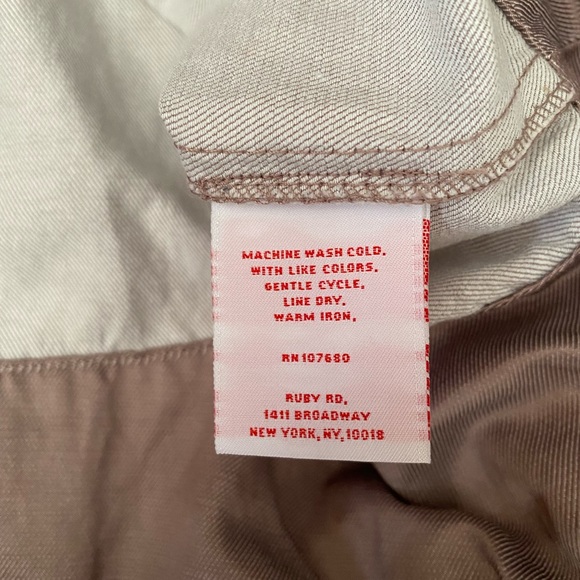 Ruby Rd. Zippered Jacket Shimmer 3/4 Sleeves Spring blazer Jacket lightweight - Picture 8 of 8